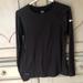 Nike Tops | Black Women's Nike Pro Thermal Lined Running Top (Size Medium) Good Condition | Color: Black/White | Size: M