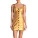 Free People Dresses | Free People Goldie Leather Mini Dress | Color: Gold/Yellow | Size: 8