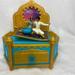 Disney Storage & Organization | Disney Animated Aladdin & Jasmine Musical Moving Jewelry Box - Flying Carpet | Color: Gold | Size: Os