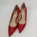 Jessica Simpson Shoes | Jessica Simpson Red Patent Leather Pumps Size 9m | Color: Red | Size: 9m