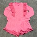 Lilly Pulitzer Tops | Lilly Pulitzer Deva Sweatshirt And Kylar Eyelet Embroidered Knit Shorts Size M | Color: Pink | Size: M