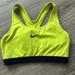 Nike Intimates & Sleepwear | Medium Yellow Nike Sports Bra | Color: Yellow | Size: M