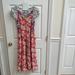 Anthropologie Dresses | Anthropologie Maeve Tate Sundress Floral Midi Dress Women's Size 8 | Color: Green/Red | Size: 8