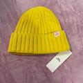 Urban Outfitters Accessories | Bnwt Urban Outfitters Bright Yellow Skull Cap Beanie | Color: Yellow | Size: Os