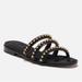 Coach Shoes | Coach Isa Leather Studded Slide Sandals | Color: Black | Size: 7.5