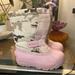 Columbia Shoes | Columbia Girls Powderbug Camo Snow Boots Sz 13 | Color: Pink | Size: 13g