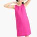 J. Crew Dresses | J. Crew Button Back Linen Shift Dress “Barbie Pink ” Size Med | Color: Pink | Size: M