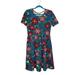Lularoe Dresses | Lularoe Amelia Nightmare Before Christmas Jack Skellington Print Dress | Color: Blue/Red | Size: L