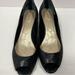 Giani Bernini Shoes | Giani Bernini Women's Soria Open-Toe Pumps Black Snake Print Size 10m | Color: Black | Size: 10
