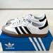 Adidas Shoes | Adidas Samba Og Leather Retro Sneakers White Black New In Box 8 Men / 9 Women | Color: Black/White | Size: 9