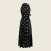 J. Crew Dresses | J.Crew Size 4 Drapey Tiered Dress In Polka Dot | Color: Black/White | Size: 4