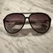 Gucci Accessories | Gucci Aviator Sunglasses | Color: Black/White | Size: Os