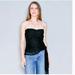 Anthropologie Tops | Anthropologie X Mare Mare Black Lace Strapless Top Nwot | Color: Black | Size: Xs