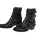 Burberry Shoes | Burberry Albertina Buckle Ankle Boots Black Sz 37 | Color: Black | Size: 7