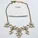 J. Crew Jewelry | Jcrew White & Gold Statement Necklace | Color: Gold/White | Size: Os