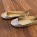 Lilly Pulitzer Shoes | Lilly Pulitzer Kristi Ballet Flat Gold- Size 7 | Color: Gold | Size: 7