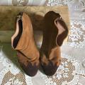 Free People Shoes | Free People Western Suede Leather Wood Bootie Shoe | Color: Brown/Green | Size: 10
