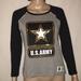 Pink Victoria's Secret Tops | Last Two!! New Vs Pink Us Army Bling Top | Color: Black/Gray | Size: S