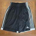 Adidas Bottoms | Adidas Nylon Shorts Boys Size 10/12 Black W White Stripes Euc | Color: Black/White | Size: 10b