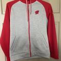 Adidas Other | Adidas University Of Wisconsin Badgers Climalite Men Medium Size Full Zip | Color: Red | Size: M