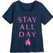 Disney Tops | Disney Parks Her Universe Stay All Day Oversized Top | Color: Blue/Pink | Size: Xs