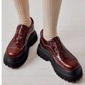 Free People Shoes | Free People Multma Kylie Croc Loafers Unisex! (W-10)(M-9) | Color: Brown/Red | Size: 10