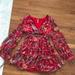 Free People Dresses | Free People Red Floral Mini Dress. | Color: Red | Size: Xs