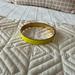 J. Crew Jewelry | J.Crew Women's Neon Yellow Bangle Bracelet - One Size Gold Yellow | Color: Yellow | Size: Os