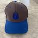 Under Armour Accessories | Like New Img Academy Under Armor Fitted Baseball Hat With Embroidered Logo | Color: Blue/Gray | Size: Os