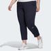 Adidas Pants & Jumpsuits | Adidas X Zoe Saldana Cropped Sports Pants Size 3x Nwt | Color: Blue | Size: 3x