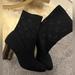 Louis Vuitton Shoes | Black Authentic Louis Vuitton Booties Women’s Size 38 | Color: Black | Size: 38