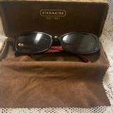 Coach Accessories | Coach Lindsay Sunglasses S429 Black Size 130. Come With Case And Cloth . | Color: Black/Pink | Size: Os