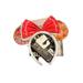 Disney Other | Disney Christmas Minnie Ears Big Red Bow Gingerbread Mickey And Minnie | Color: Brown/Red | Size: Os