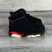 Nike Shoes | Nike Jordan 6 Retro Black Infared Lace Up Sneakers Size 5c Toddler Boys | Color: Black | Size: 5bb