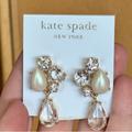 Kate Spade Jewelry | Brand New Kate Spade New York Earrings | Color: Gold/White | Size: Os