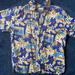 Disney Shirts & Tops | Disney Store Boy's Mickey & Minnie Mouse Button Down Hawaiian Short Sleeve Shirt | Color: Blue | Size: 10b