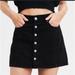 American Eagle Outfitters Skirts | Aeo Black Denim Mini Sz 6 Nwt | Color: Black | Size: 6