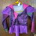 Disney Costumes | Disney Descendants Mal Costume Jacket Youth Medium | Color: Black/Purple | Size: Medium