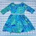 Lilly Pulitzer Dresses | Lilly Pulitzer Girl "Lilly's Lagoon" Dress | Color: Blue/Green | Size: 8g