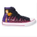 Converse Shoes | Girls' Converse Chuck Taylor All Star Disney's Frozen 2 Anna High Top Shoe | Color: Black/Purple | Size: 1g
