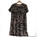 Michael Kors Dresses | Michael Kors Palm Print Dress Size Medium | Color: Black/White | Size: M