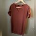 Madewell Dresses | Madewell | Flutter Cap Sleeve V Neck Rust Dress Size S Excellent Condtion | Color: Orange/Red | Size: S