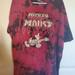 Disney Tops | Disney Rock And Roll Mickey Mouse Graphic Tye Dye Tshirt Size Xl | Color: Black/Red | Size: Xl