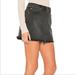 Free People Skirts | Free People | We The Free Zip Front Denim Jean Mini Skirt Black Gray Women’s 28 | Color: Black/Gray | Size: 6