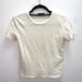 Brandy Melville Tops | Brandy Melville Short Sleeve Top Size Small | Color: Cream | Size: S
