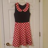 Disney Dresses | Disney Minnie Mouse Halloween Costume Size Xs | Color: Black/Red | Size: Xs