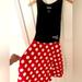 Disney Dresses | Disney Minnie Mouse Tank Dress Size Medium | Color: Black | Size: M