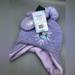 Disney Accessories | Girls Frozen Hat And Mitten Set | Color: Purple | Size: Toddler Girl Osfm