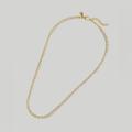 Madewell Jewelry | Madewell The Tennis Collection Baguette Crystal Necklace | Color: Gold | Size: 18”