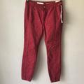 Anthropologie Pants & Jumpsuits | Anthropologie Nwt's Pilcro High Rise Denim Leggings Size 29 | Color: Red | Size: 29